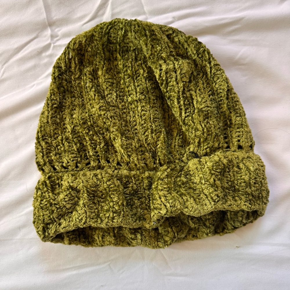 Nordstrom Olive Knit beanie hat